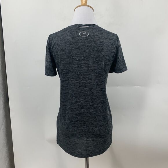 Under Armour Gold Medal Gymnastics T Shirt Womens XS Gray HeatGear UA Locker Tee - Picture 6 of 13